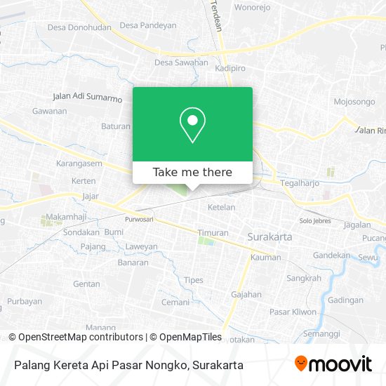 Palang Kereta Api Pasar Nongko map