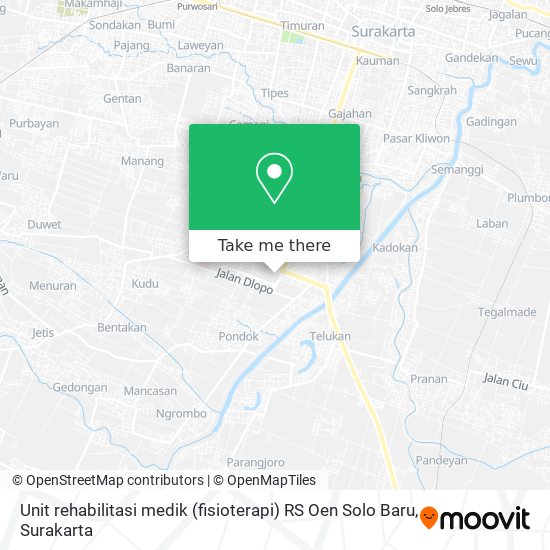Unit rehabilitasi medik (fisioterapi) RS Oen Solo Baru map