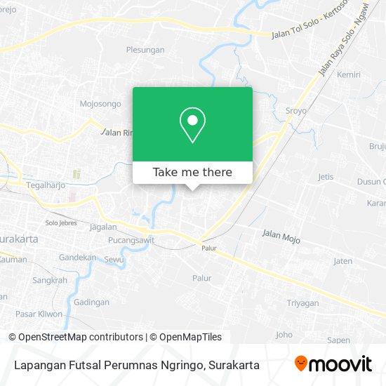 Lapangan Futsal Perumnas Ngringo map
