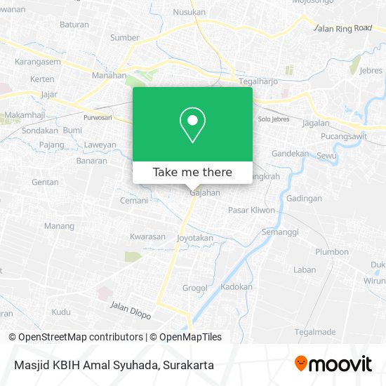 Masjid KBIH Amal Syuhada map