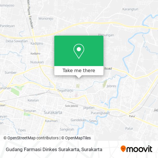 Gudang Farmasi Dinkes Surakarta map