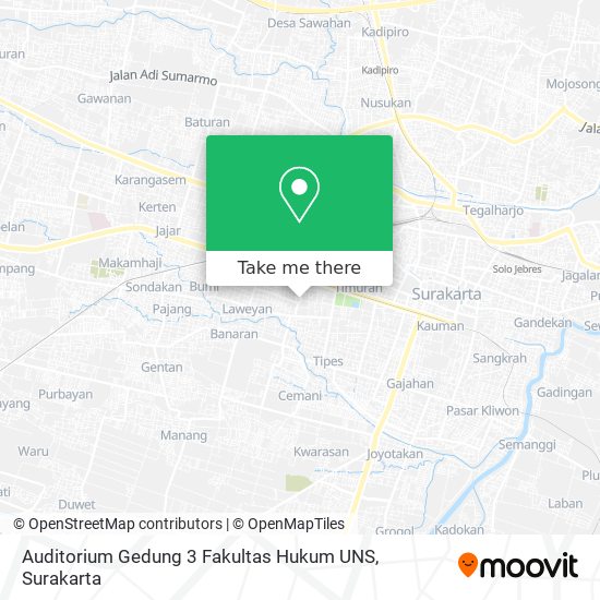 Auditorium Gedung 3 Fakultas Hukum UNS map