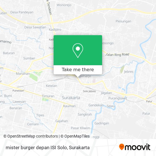 mister burger depan ISI Solo map