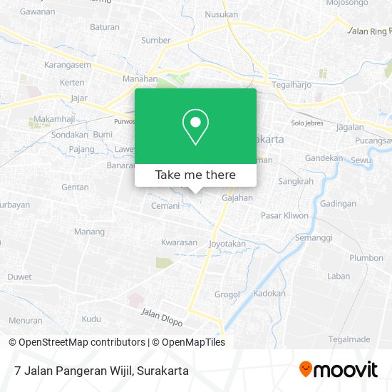 7 Jalan Pangeran Wijil map