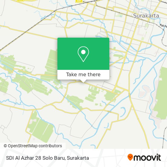 SDI Al Azhar 28 Solo Baru map