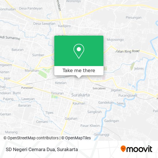 SD Negeri Cemara Dua map