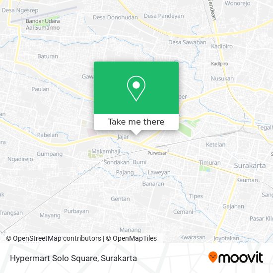 Hypermart Solo Square map