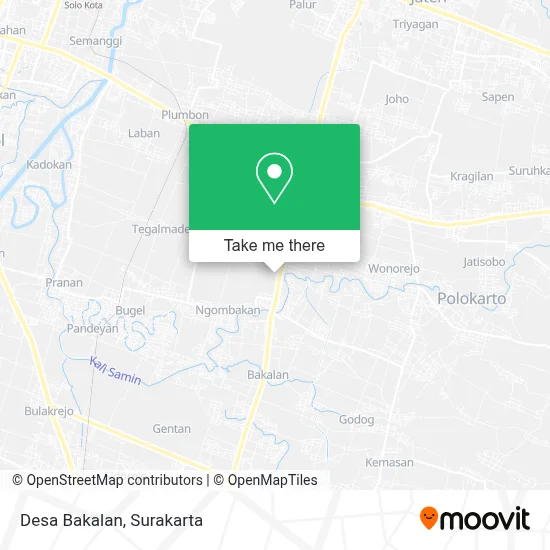 Desa Bakalan map