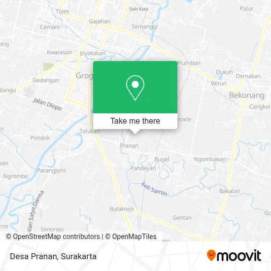 Desa Pranan map