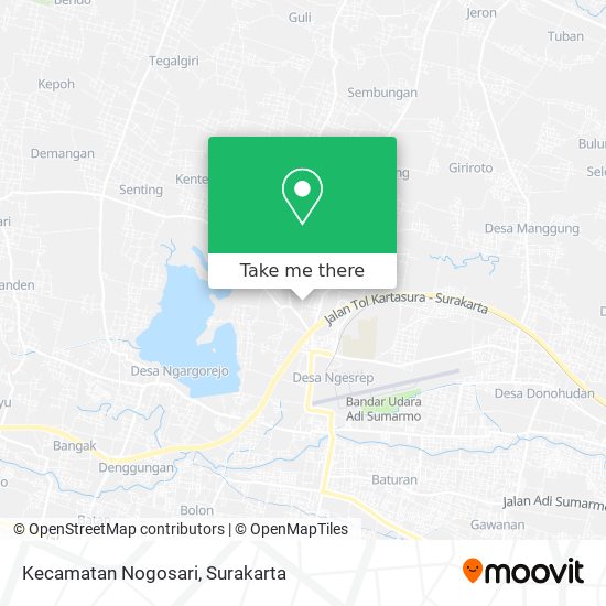 Kecamatan Nogosari map