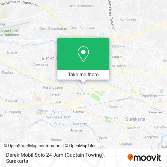Derek Mobil Solo 24 Jam (Captain Towing) map