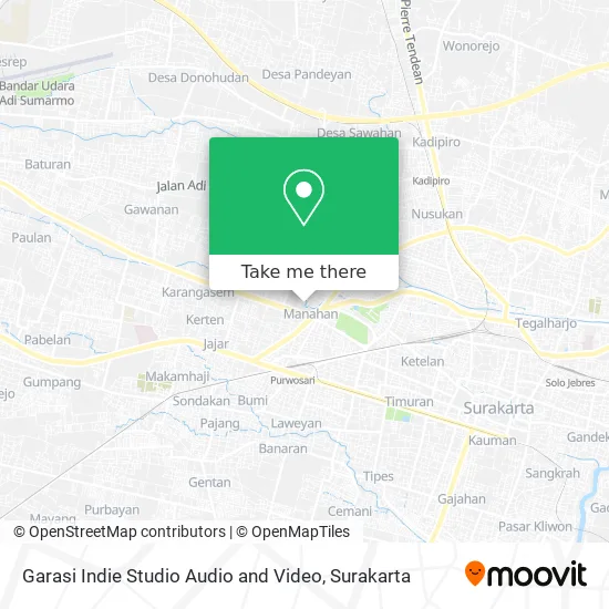 Garasi Indie Studio Audio and Video map