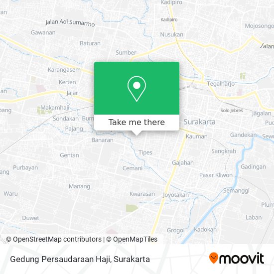 Gedung Persaudaraan Haji map