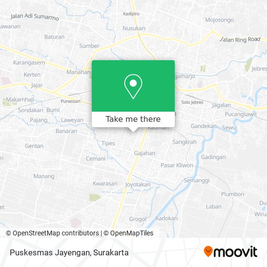 Puskesmas Jayengan map