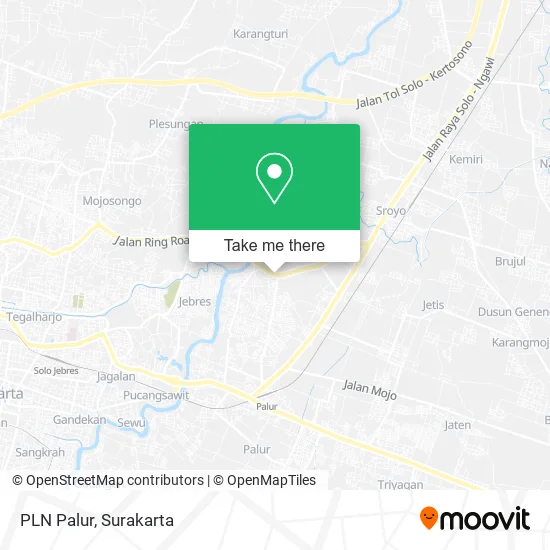 PLN Palur map