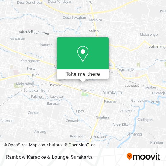 Rainbow Karaoke & Lounge map
