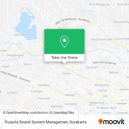 Puspita Sound System Managemen map