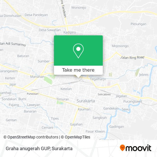 Graha anugerah GUP map