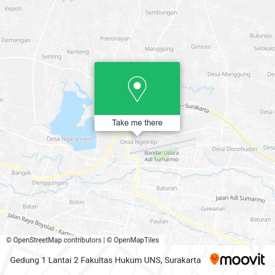 Gedung 1 Lantai 2 Fakultas Hukum UNS map