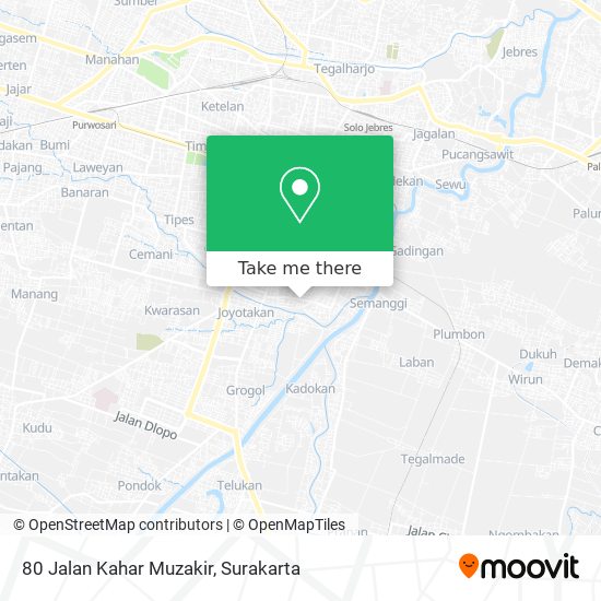 80 Jalan Kahar Muzakir map