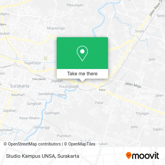 Studio Kampus UNSA map