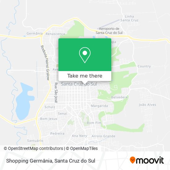 Shopping Germânia map