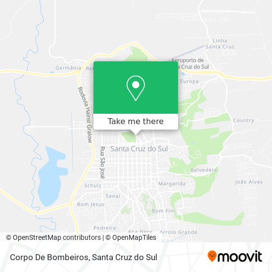 Corpo De Bombeiros map