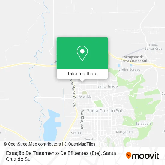 Estação De Tratamento De Efluentes (Ete) map