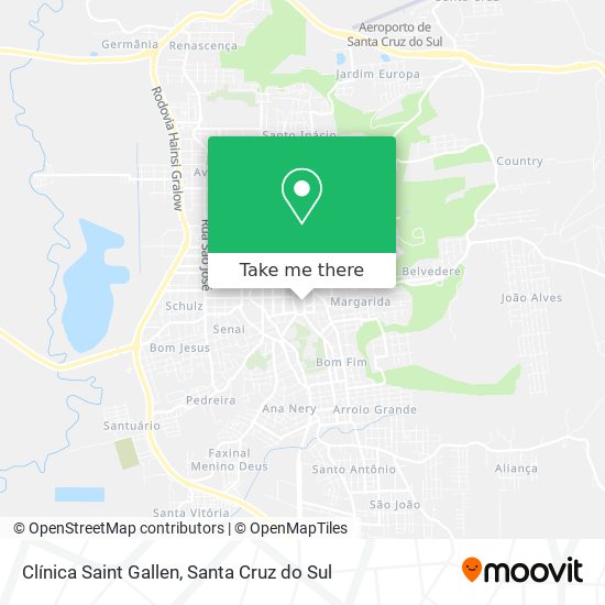 Clínica Saint Gallen map