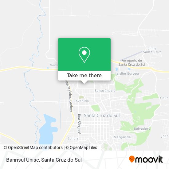 Banrisul Unisc map