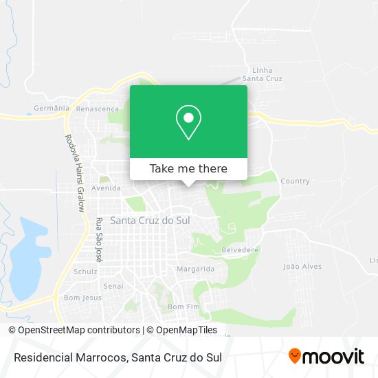 Residencial Marrocos map