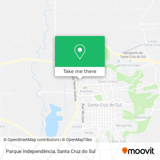 Parque Independência map