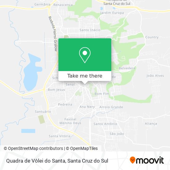 Quadra de Vôlei do Santa map