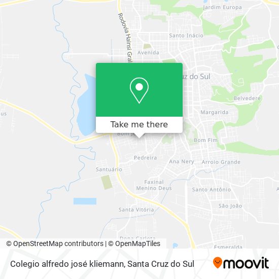 Colegio alfredo josé kliemann map