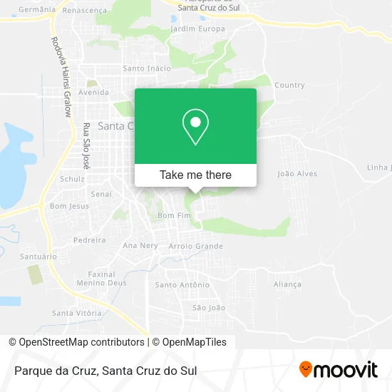 Parque da Cruz map