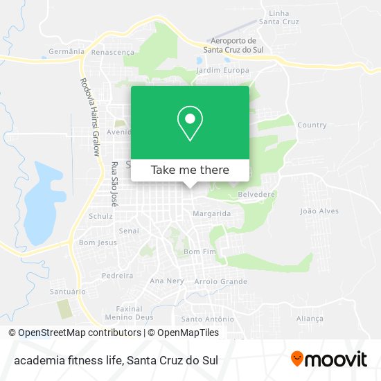 academia fitness life map