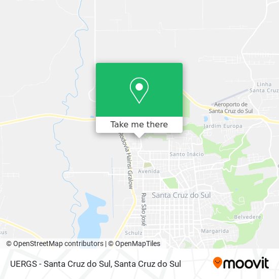 UERGS - Santa Cruz do Sul map