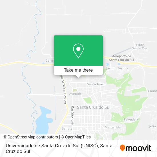Universidade de Santa Cruz do Sul (UNISC) map
