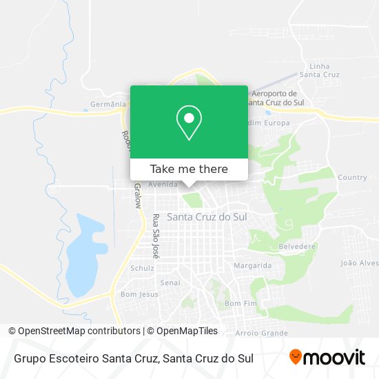 Grupo Escoteiro Santa Cruz map