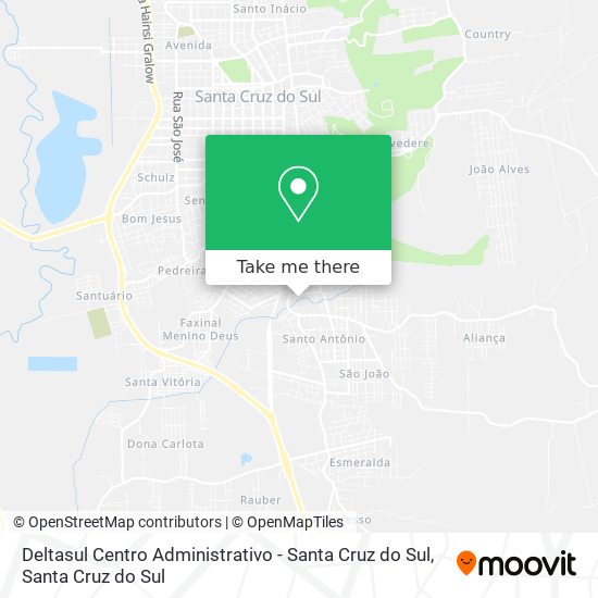 Deltasul Centro Administrativo - Santa Cruz do Sul map