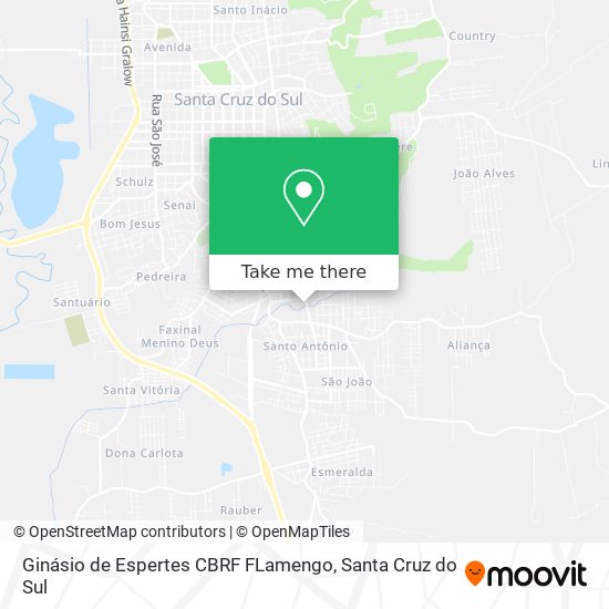 Ginásio de Espertes CBRF FLamengo map