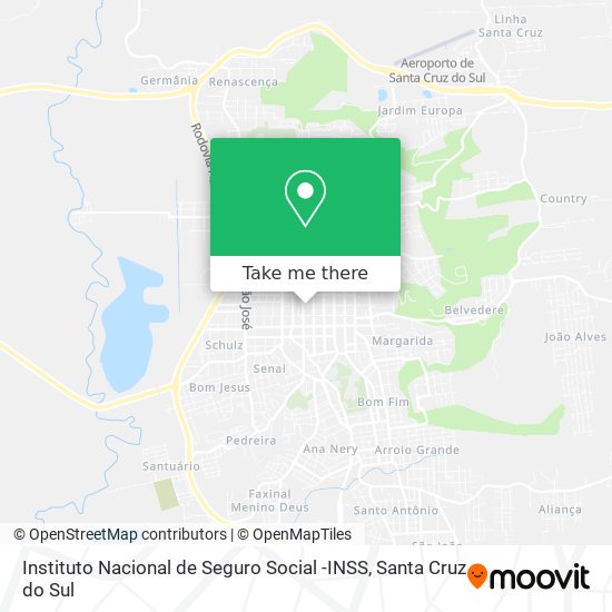 Mapa Instituto Nacional de Seguro Social -INSS