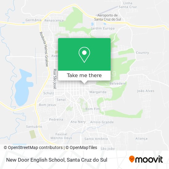 New Door English School map