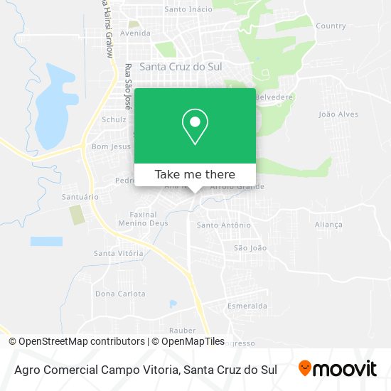 Agro Comercial Campo Vitoria map