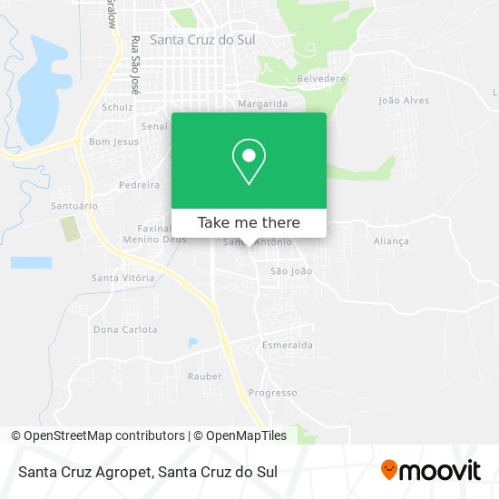 Santa Cruz Agropet map