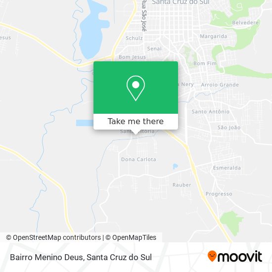 Bairro Menino Deus map