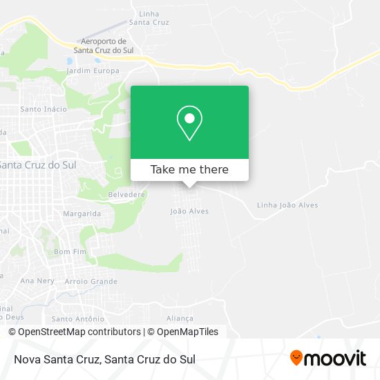 Nova Santa Cruz map