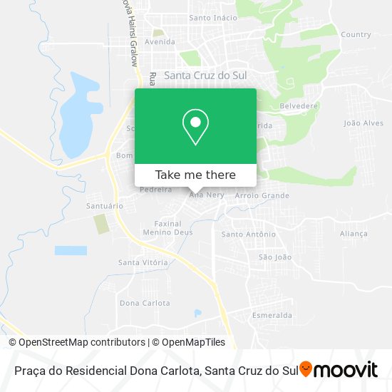Praça do Residencial Dona Carlota map