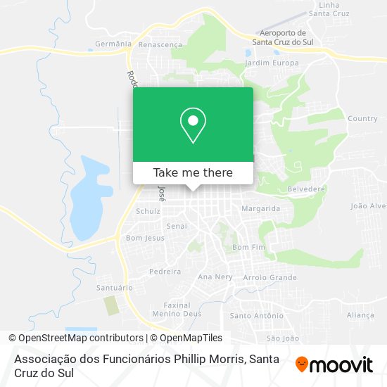 Associação dos Funcionários Phillip Morris map