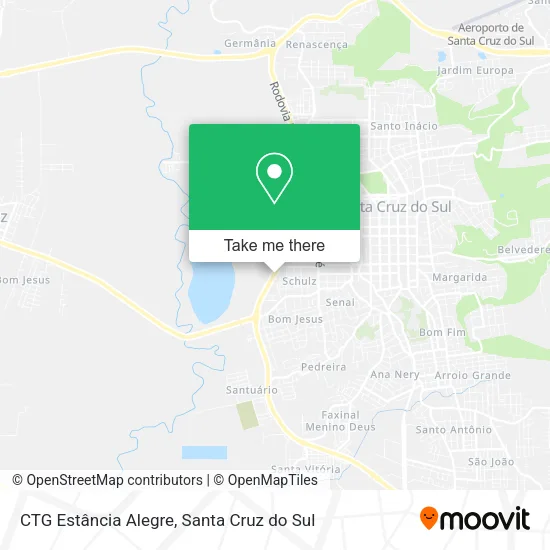 CTG Estância Alegre map
